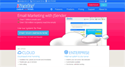 Desktop Screenshot of jsender.com