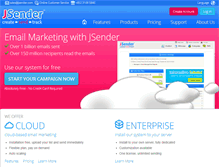 Tablet Screenshot of jsender.com
